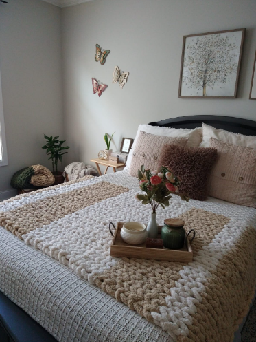 Fuzzy Throw Pillow, Chocolate