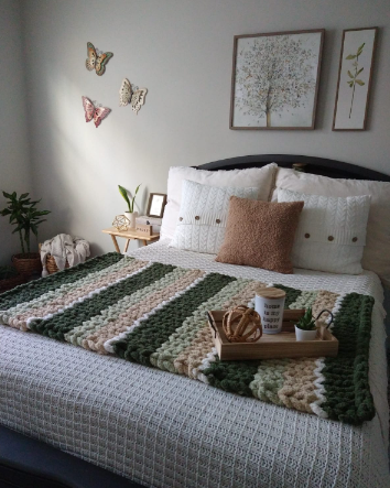 Hazelnut Teddy Bear Throw Pillow