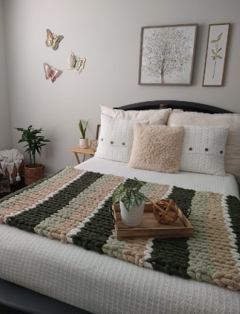 Ivory Button Knit Throw Pillows